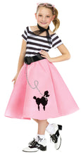 Load image into Gallery viewer, Soda Shop Sweetie 50s Poodle Skirt Child Girls Costume NEW Sock Hop
