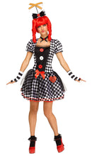 Load image into Gallery viewer, Marionette Doll Red Black White Adult Womens Costume NEW
