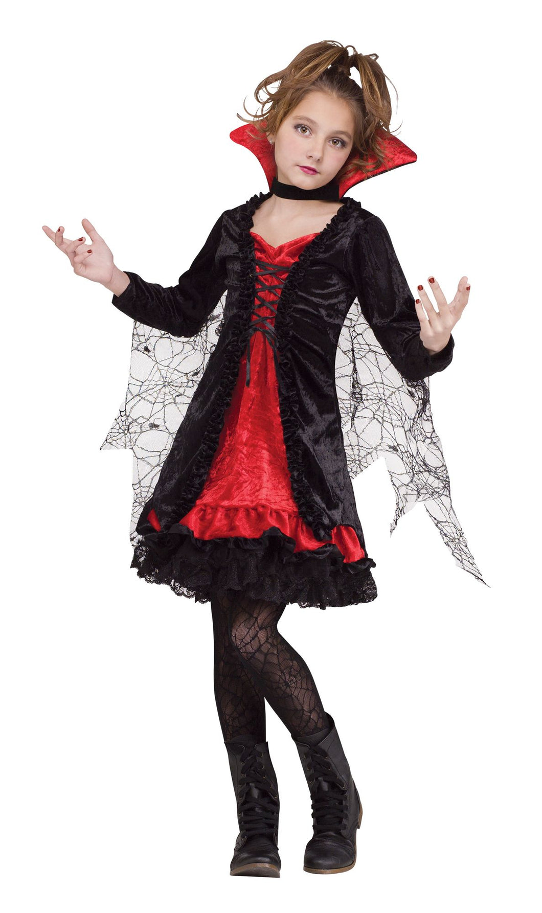 Lace Vampiress Vampire CHILD Girls Costume NEW Dress