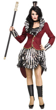 Load image into Gallery viewer, Freak Show Ringmistress Ringmaster Circus Clown Adult Womens Female Costume NEW
