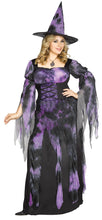 Load image into Gallery viewer, Starlight Witch Purple Black Dress Adult Womens Costume Plus Size NEW
