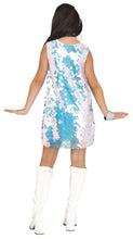 Load image into Gallery viewer, Dancin Queen Hippie 60s CHILD Girls Costume NEW Dress Disco
