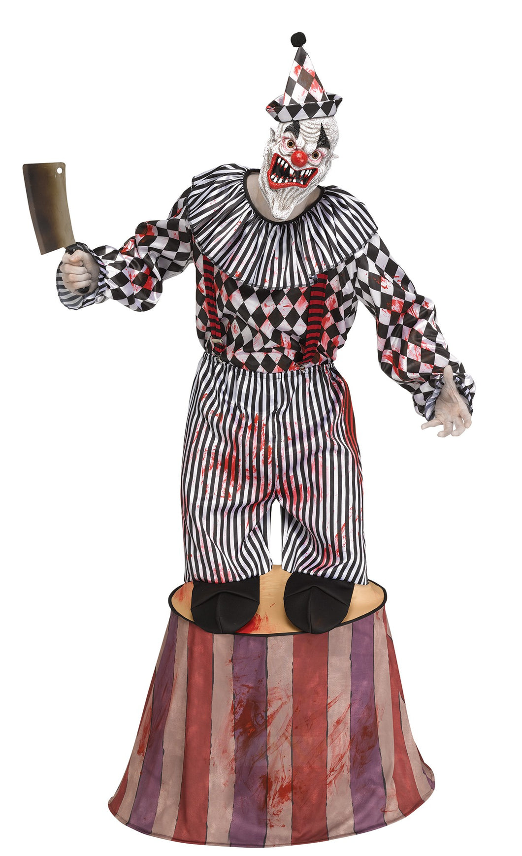 Big Top Tiny Terror Scary Evil Clown ADULT Mens Costume One Size NEW