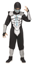 Load image into Gallery viewer, Lightning Ninja Black Silver Child Boys Costume NEW
