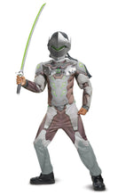 Load image into Gallery viewer, Classic Muscle Genji CHILD Boys Costume Size S Small 4-6 NEW Overwatch
