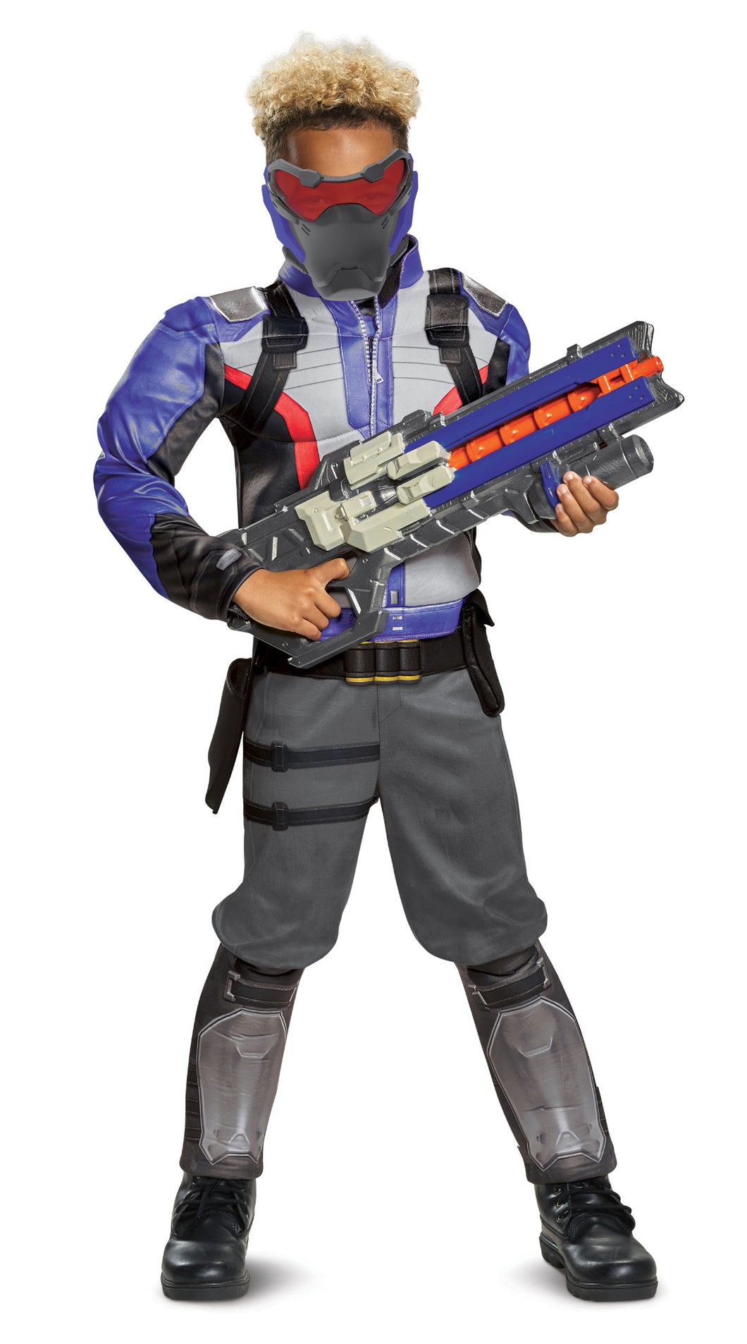 Muscle Soldier 76 Child Costume NEW Overwatch