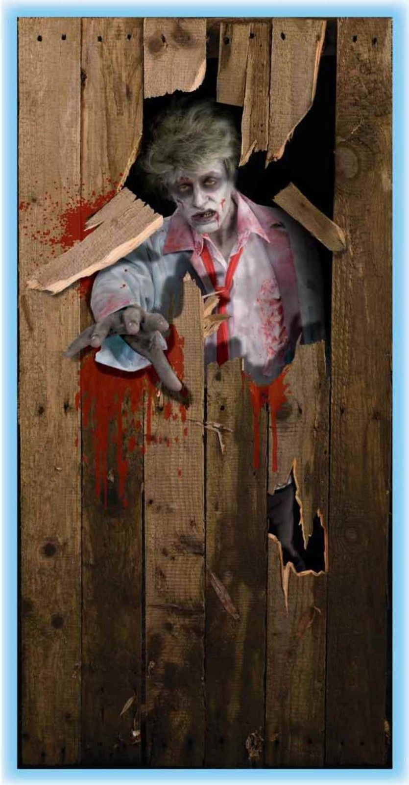 Giant Zombie Door Cover Poster Halloween Decoration Prop NEW