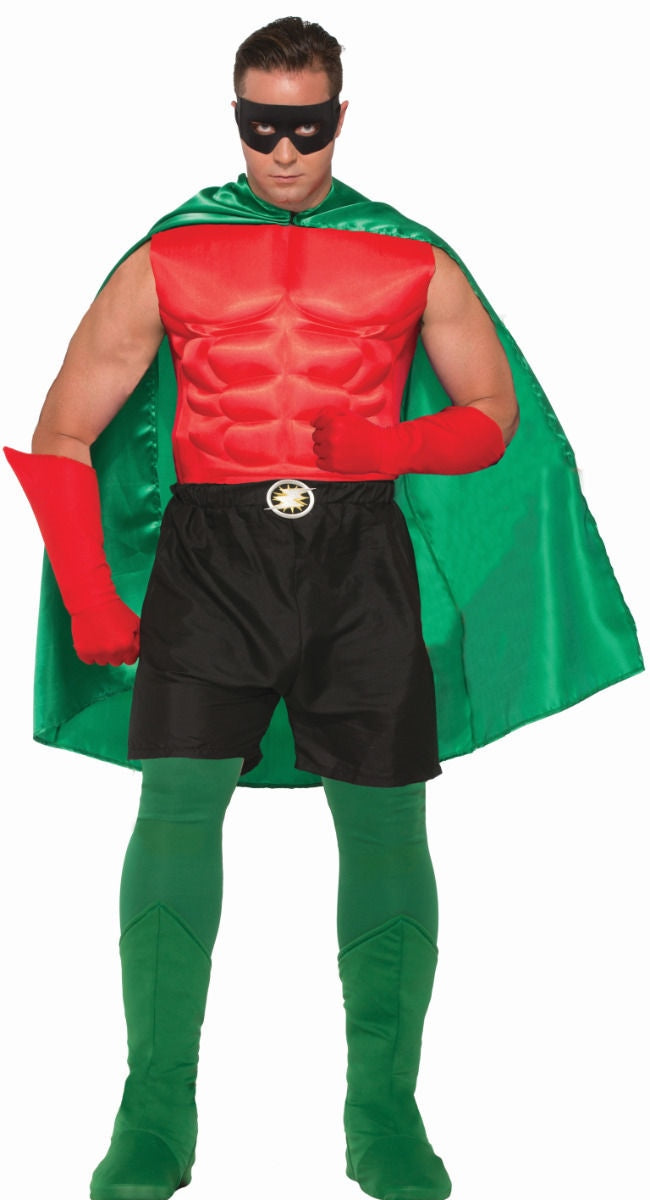 Green ADULT Unisex Superhero Cape One Size Costume Accessory NEW Mens Womens