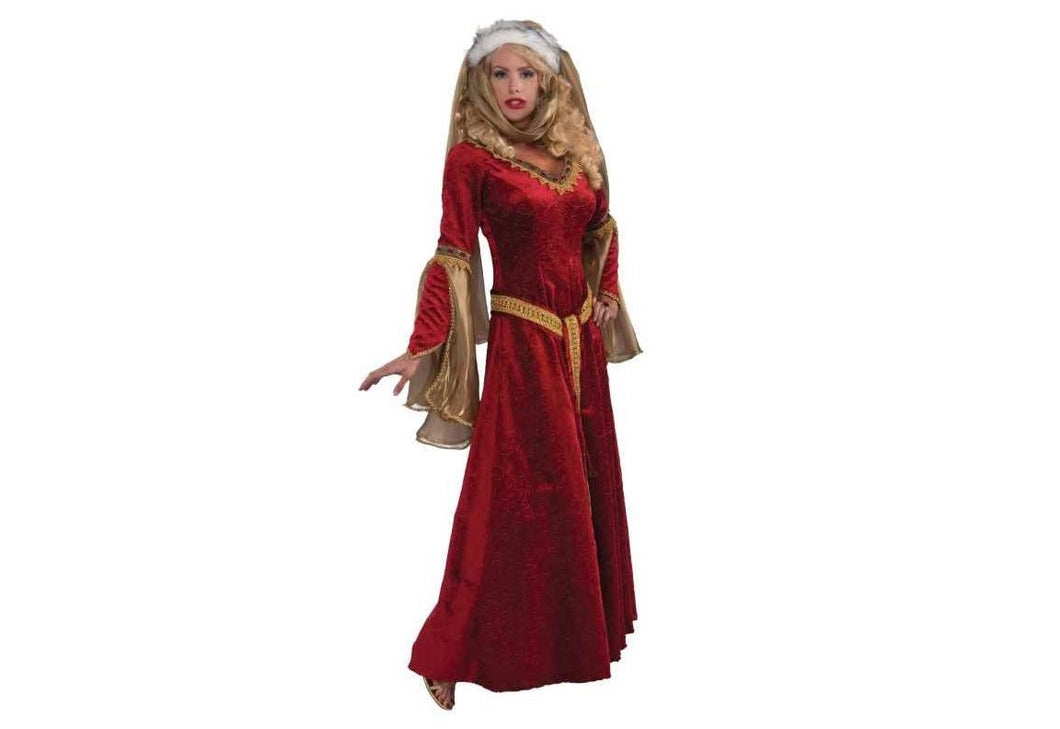 Deluxe Scarlet Renaissance Adult Womens Costume Size M Medium NEW Game Thrones