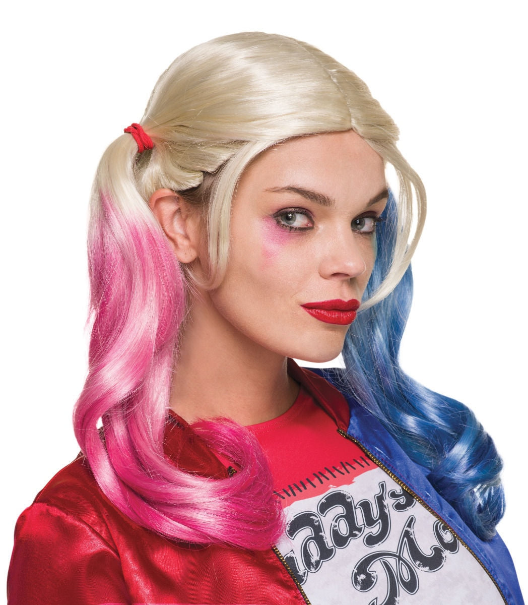 Deluxe Harley Quinn Secret Wishes Wig Adult Costume Accessory NEW Suicide Squad