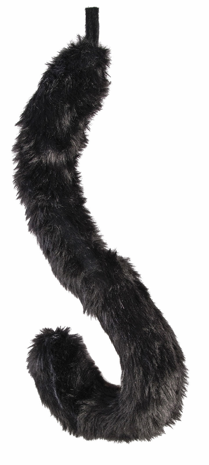 Deluxe Black Cat Tail Adult Costume Accessory NEW One Size