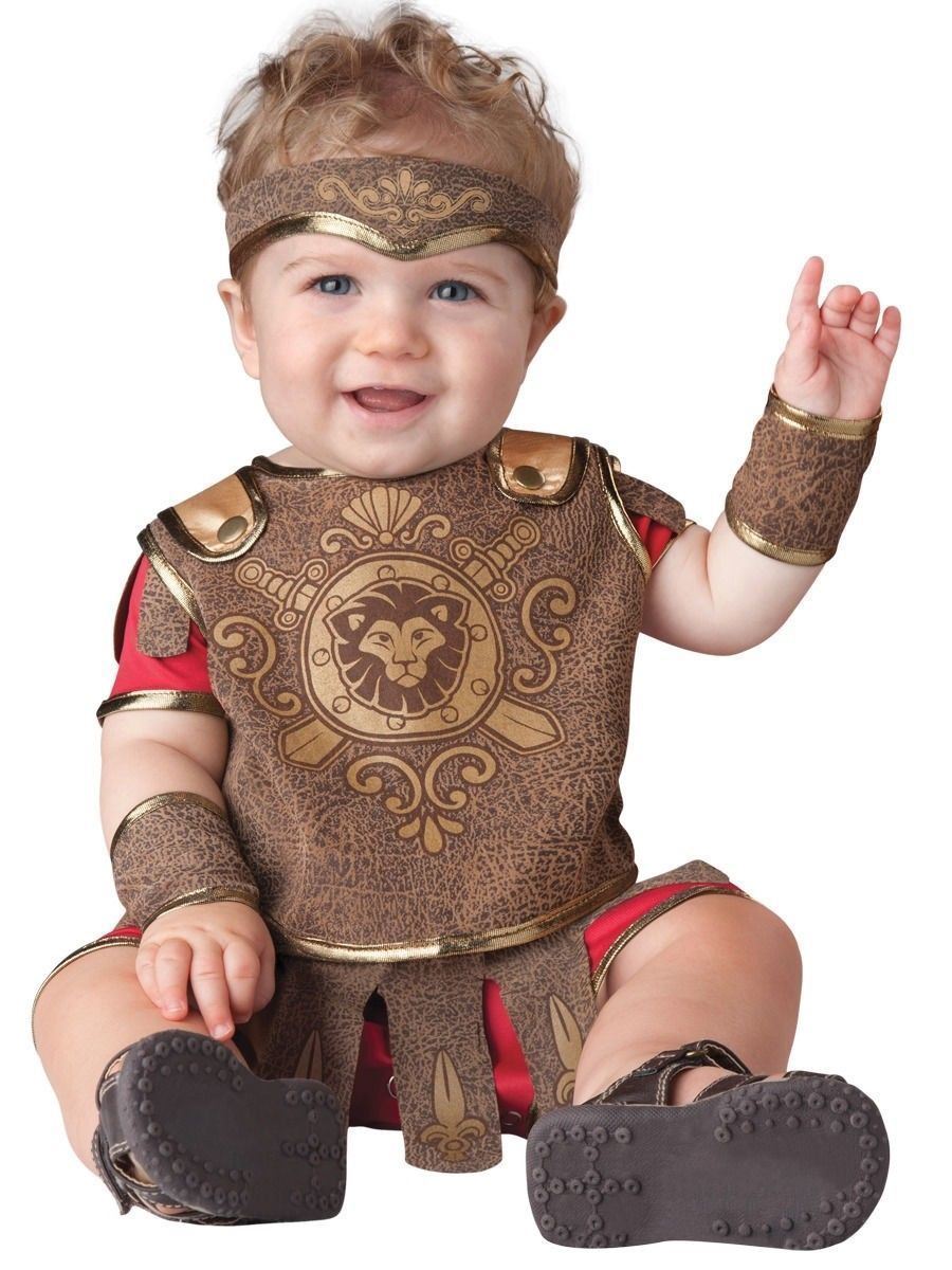 Baby Roman Gladiator Child Infant Costume NEW