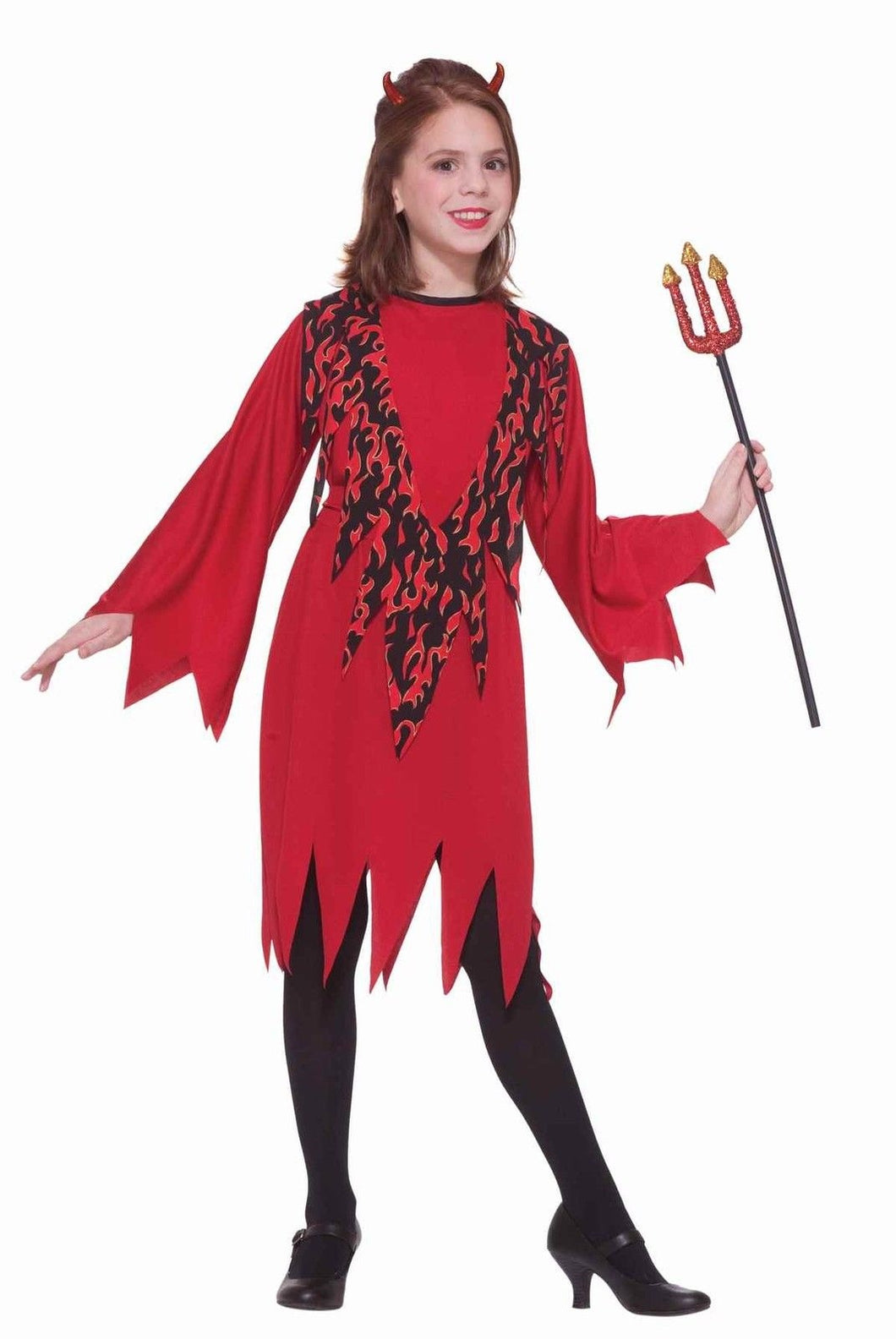 Devil Girls Child Costume Size S Small 4-6 NEW