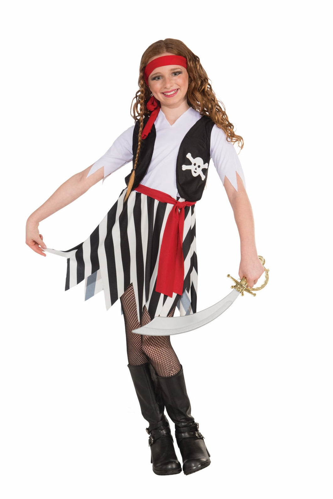 Buccaneer Pirate Girls Child Dress Costume NEW