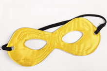 Load image into Gallery viewer, 2 IN 1 Yellow Pink Reversible Eyemask Mask CHILD Costume Accessory NEW Superhero
