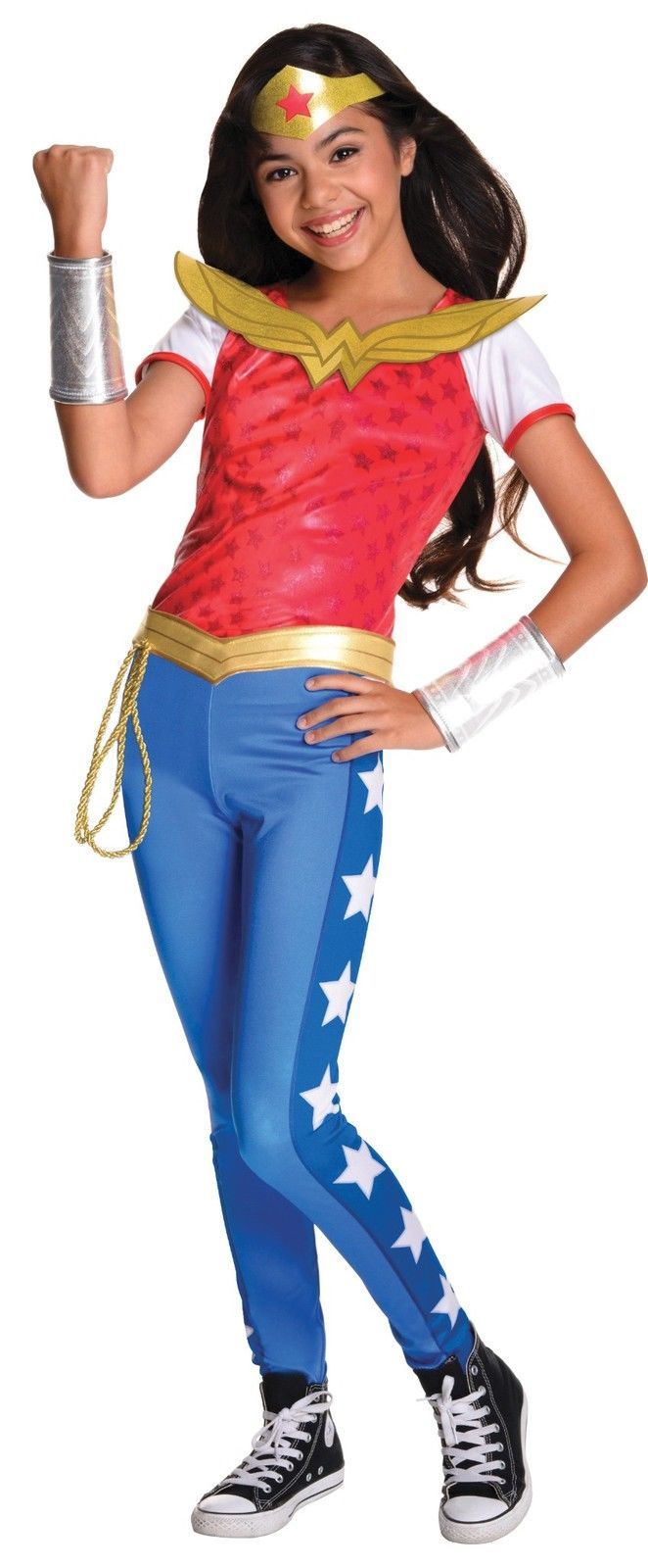 Deluxe Wonder Woman Wonderwoman CHILD Costume Size L Large DC Superhero Girls