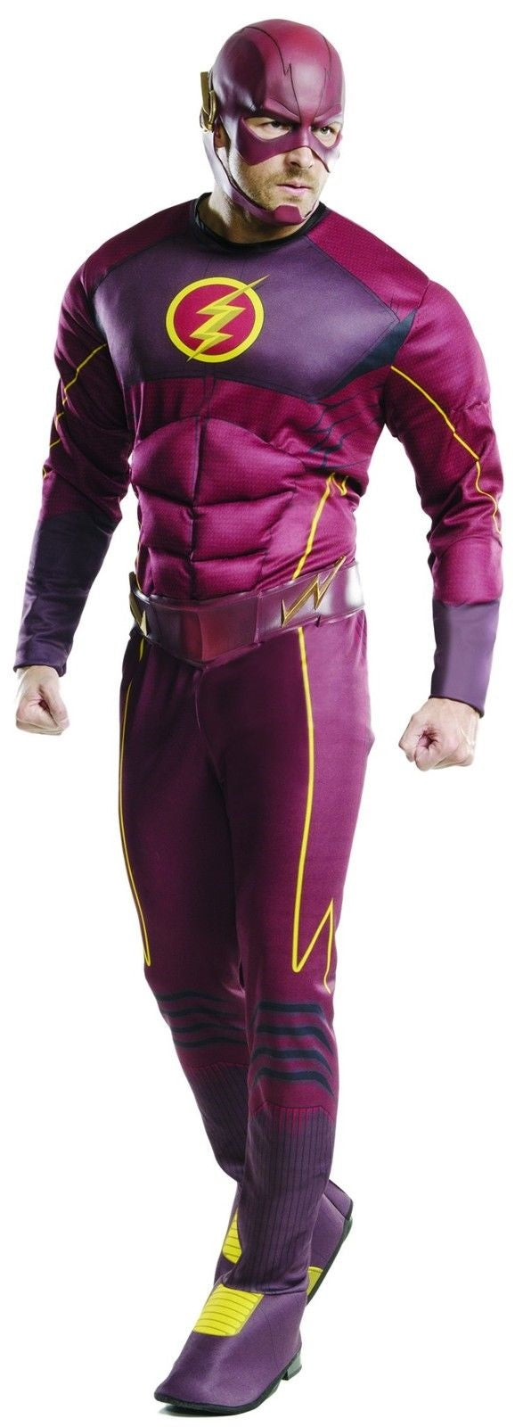 Deluxe The Flash TV Show Adult Costume NEW Standard Size