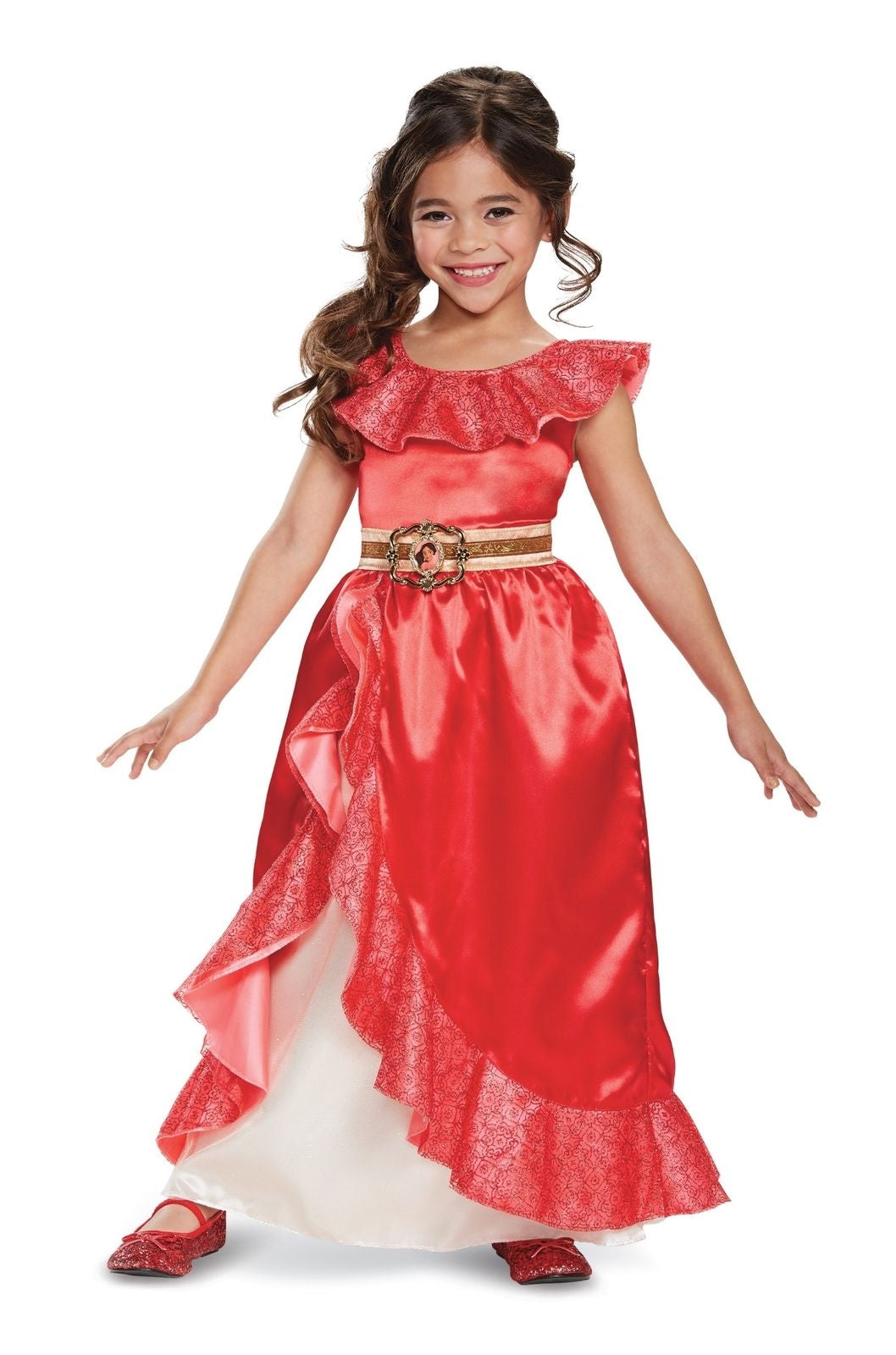 Deluxe Elena of Avalor Adventure Dress Child Costume Size S Small 4-6 NEW