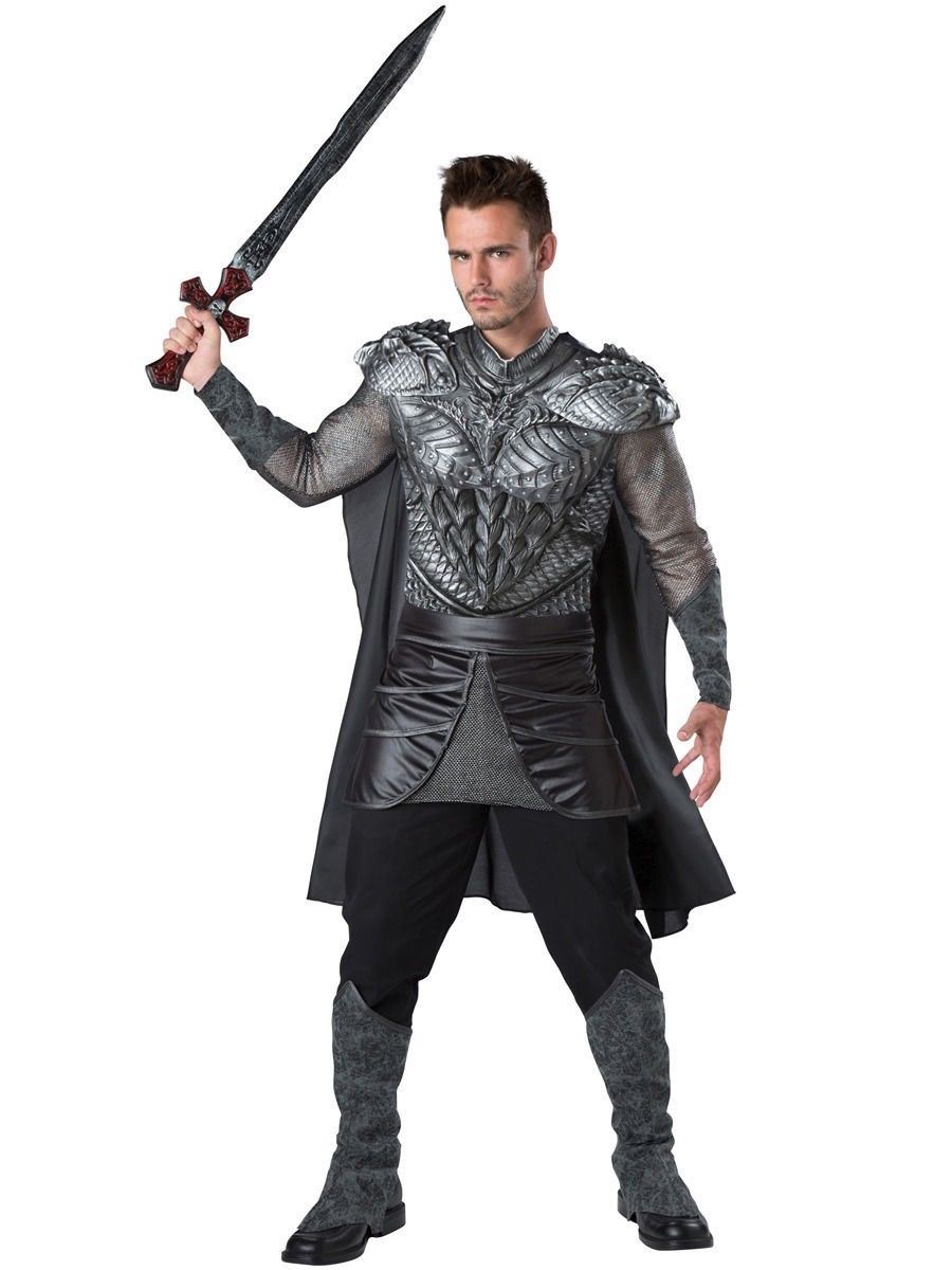 Dark Medieval Knight Adult Mens Costume Renaissance NEW