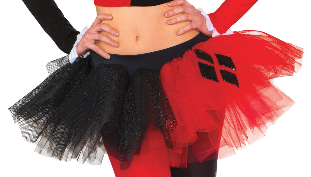 Harley Quinn Tutu Skirt Womens Adult Costume Accessory NEW