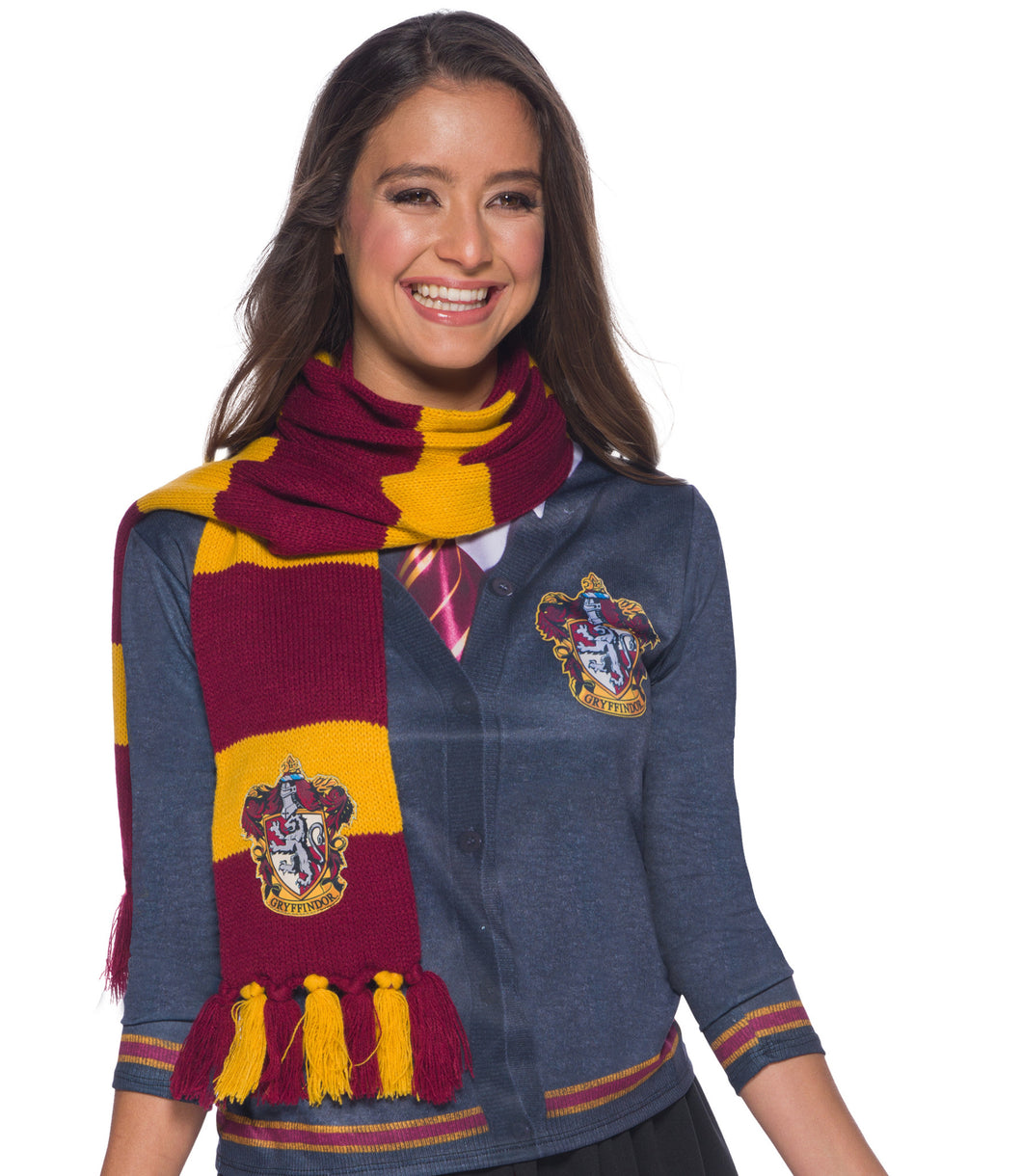 Deluxe Gryffindor Scarf Harry Potter Costume Accessory One Size NEW