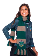 Load image into Gallery viewer, Deluxe Slytherin Scarf Harry Potter Costume Accessory One Size NEW
