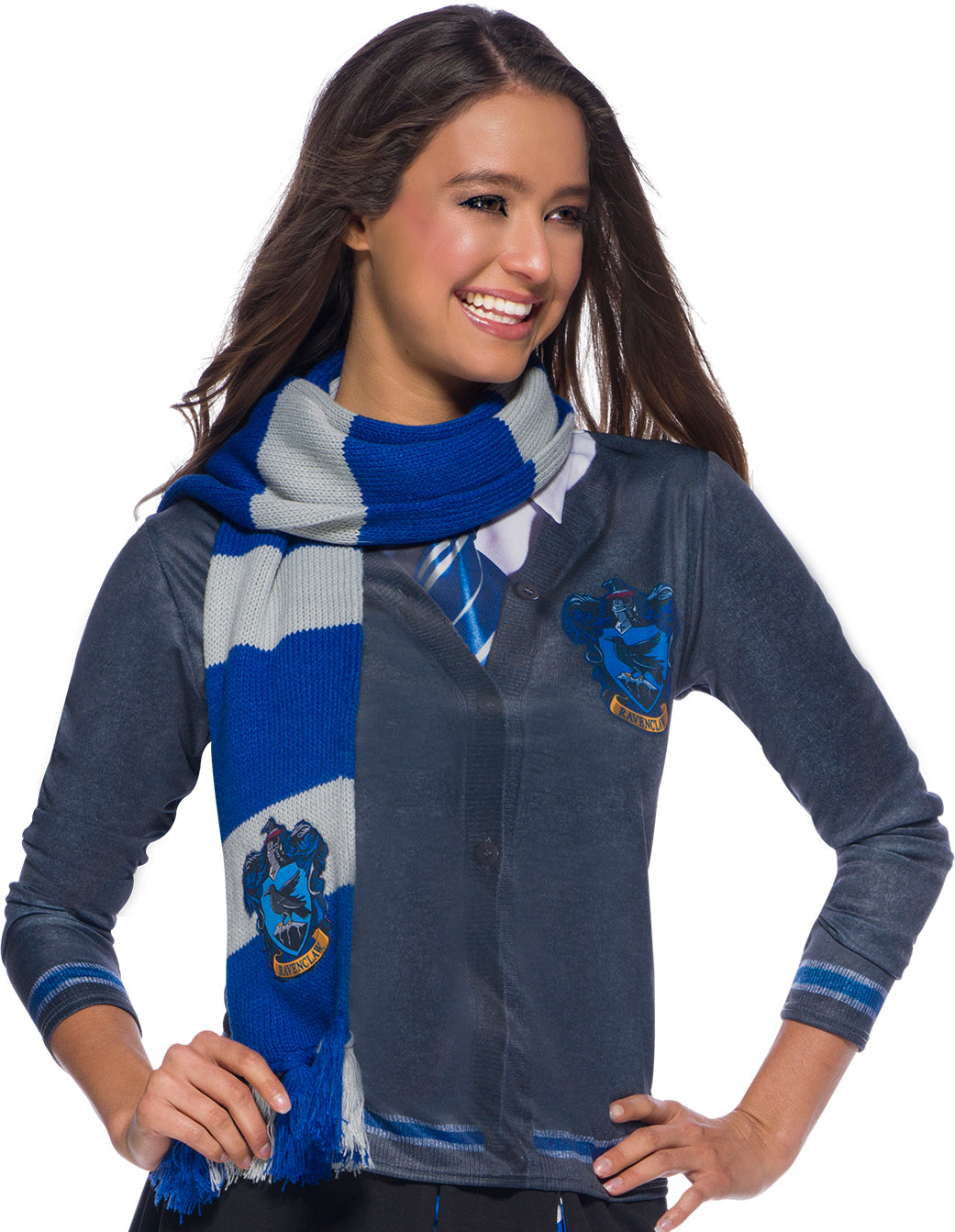 Deluxe Ravenclaw Scarf Harry Potter Costume Accessory One Size NEW