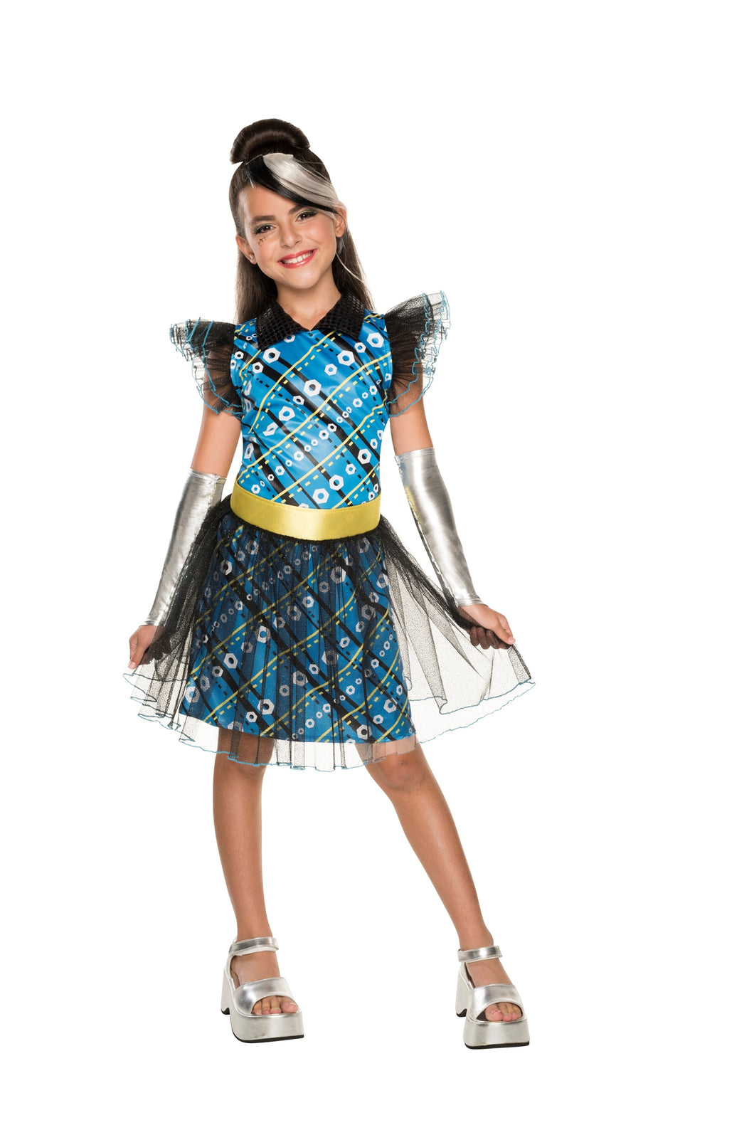 Frankie Stein Child Girls Costume NEW Monster High