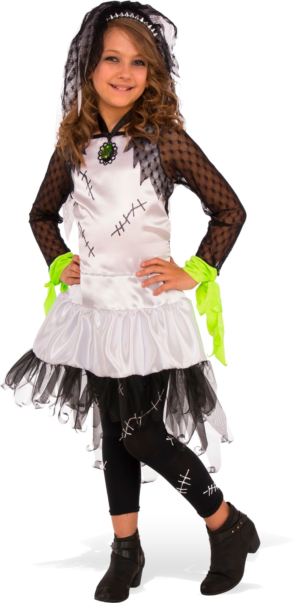 Monster Bride Girls CHILD Costume NEW Frankenstein