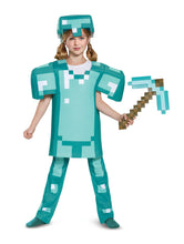 Load image into Gallery viewer, Deluxe Minecraft Armor Child Costume NEW
