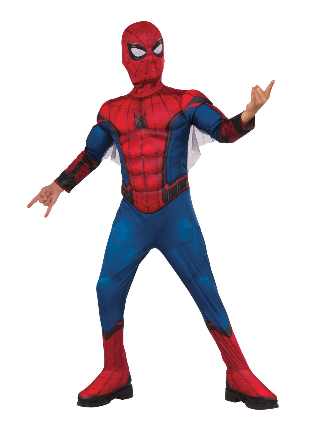 Deluxe Muscle Spider-man Spiderman Red Blue Suit Child Boys Costume NEW FFH