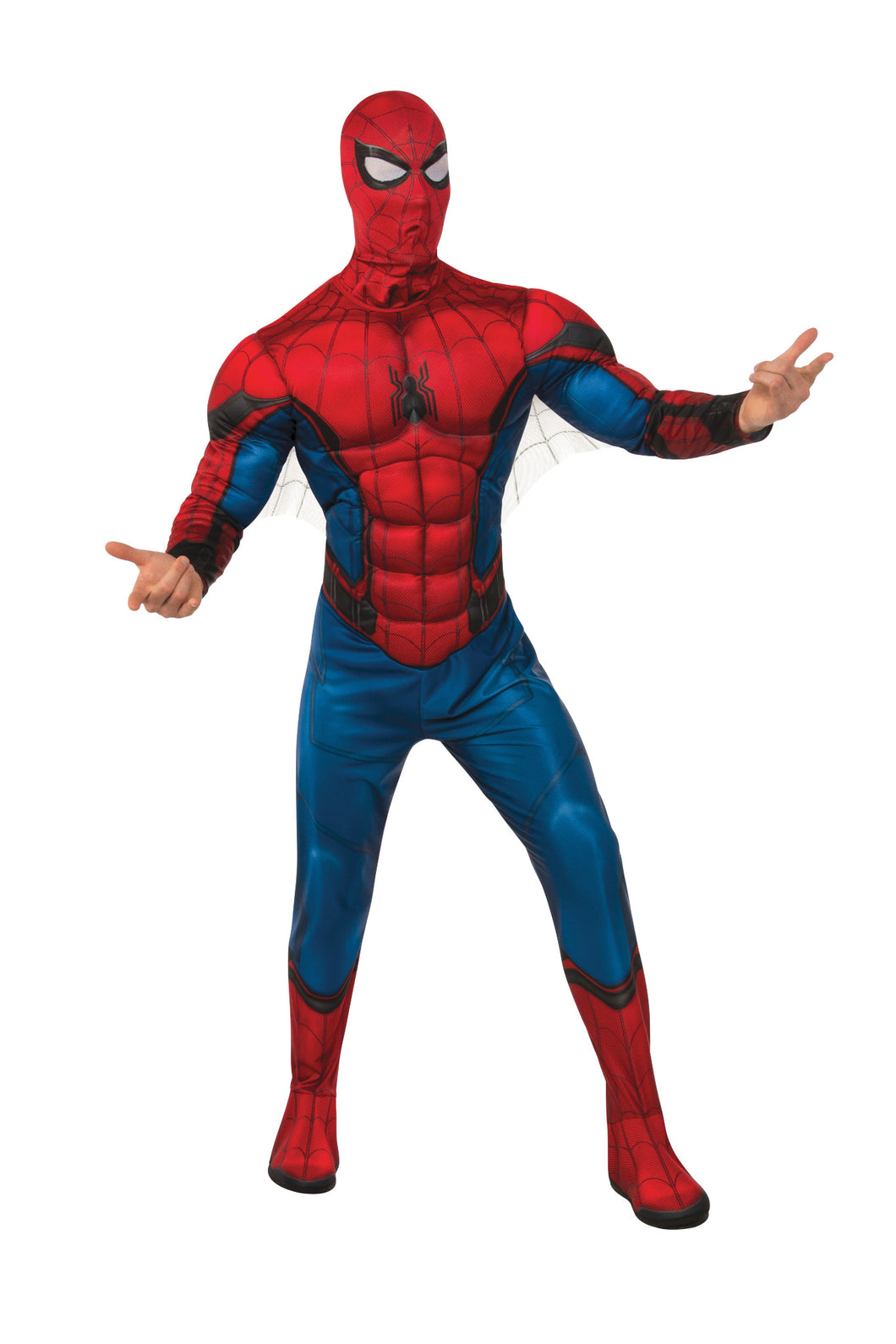 Deluxe Muscle Spider-man Spiderman Red Blue Suit ADULT Mens Costume NEW FFH