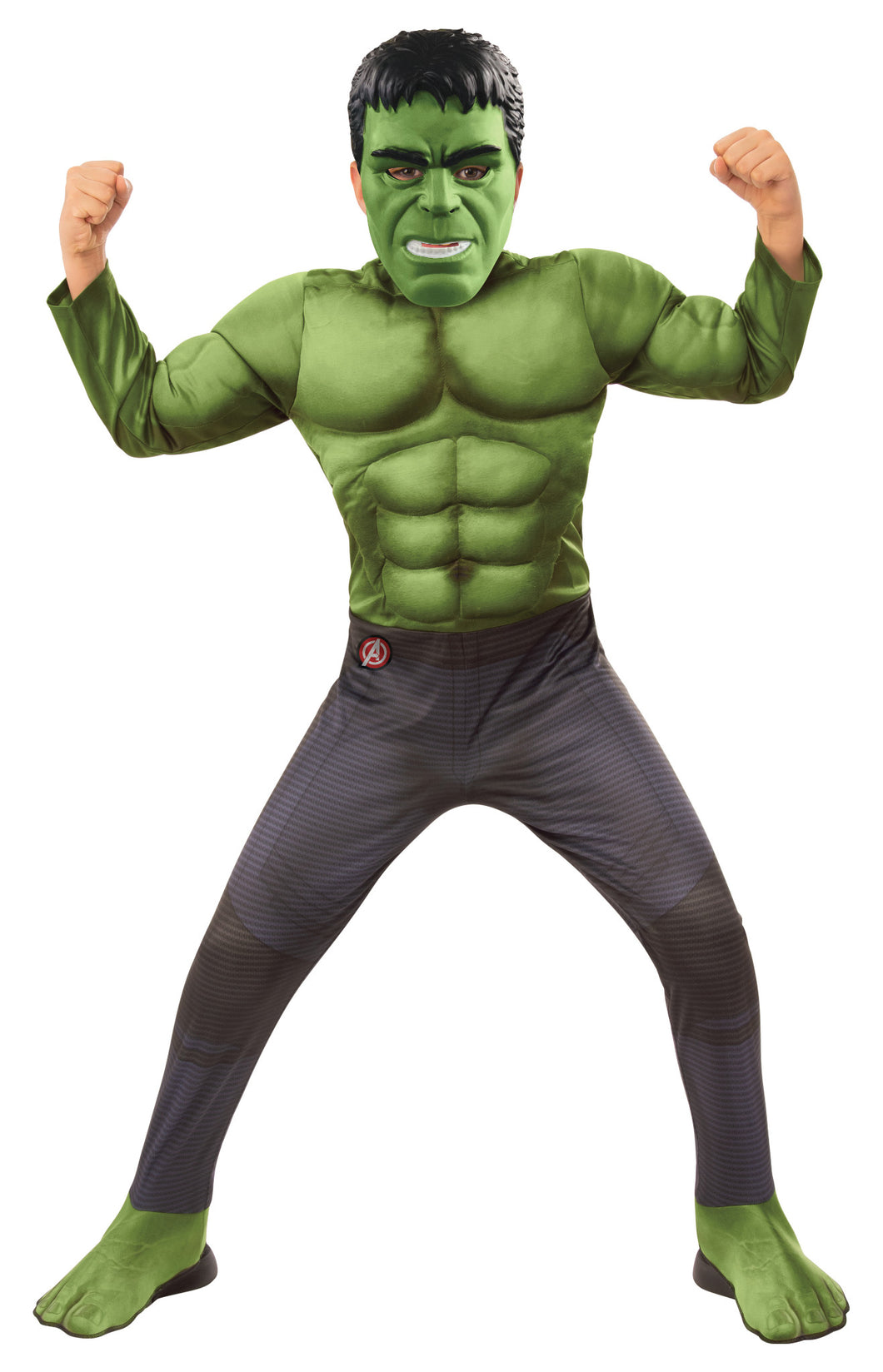 Deluxe Muscle Hulk Child Boys Costume NEW Avengers Endgame