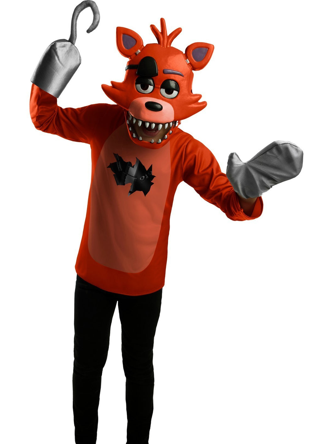 Foxy Child Boys Costume NEW Five Nights at Freddy's Moveable Jaw Mask