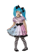 Load image into Gallery viewer, Little Blue Skelly Skeleton Ghost Doll Zombie Child Girls Costume NEW
