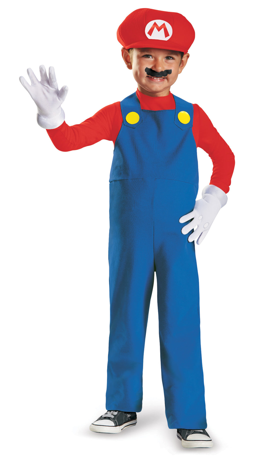 Deluxe Mario Toddler Child Boys Costume NEW Super Mario