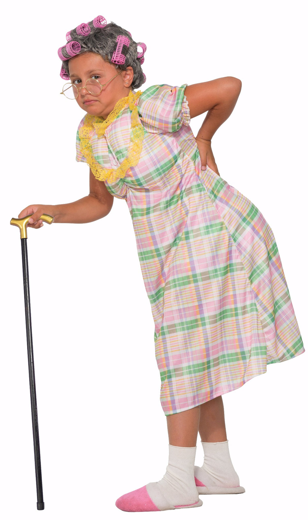 Aunt Gertie Old Woman Lady Girls CHILD Costume NEW