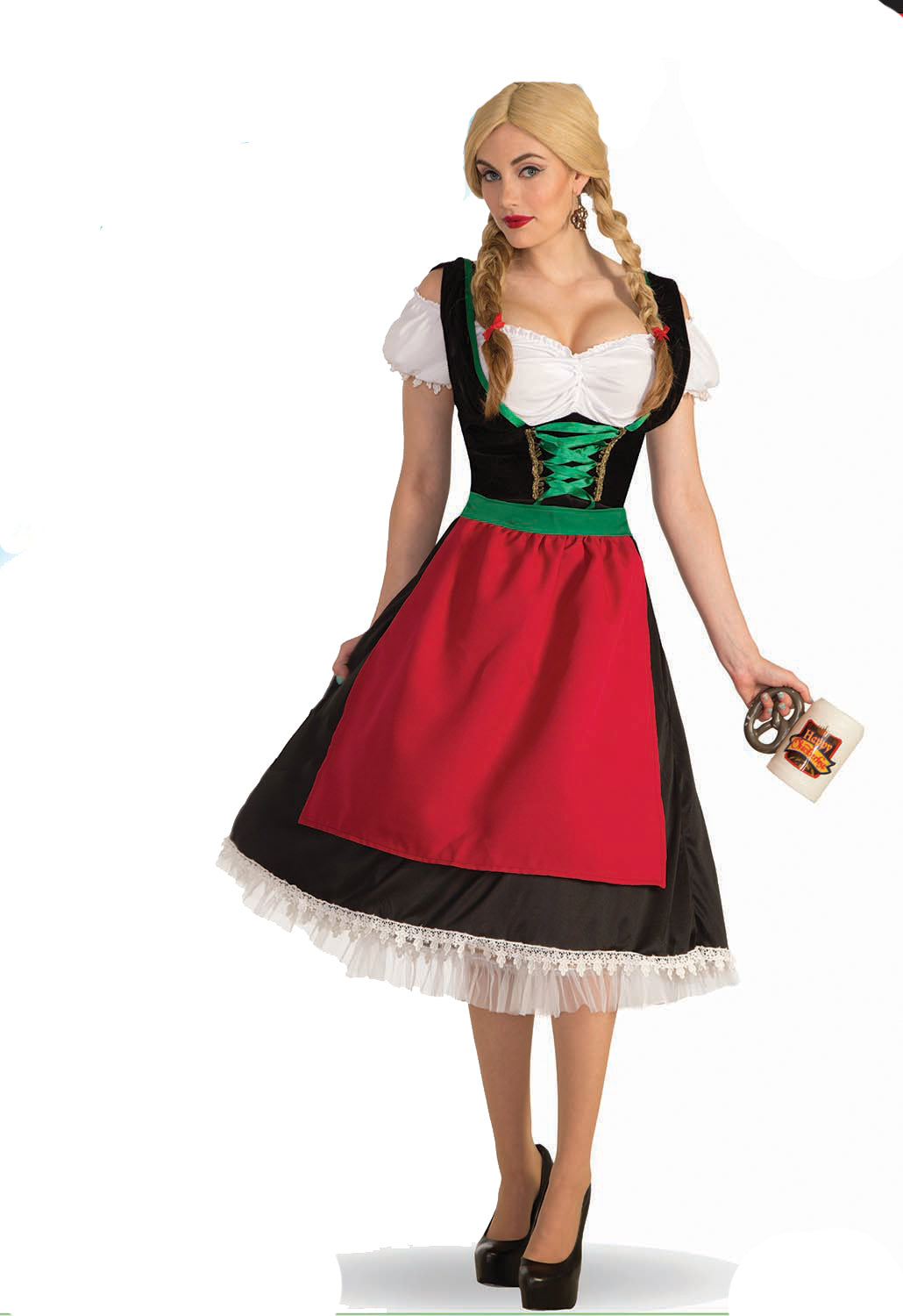 Fraulein Oktoberfest German Girl Adult Womens Female Costume Standard Size NEW