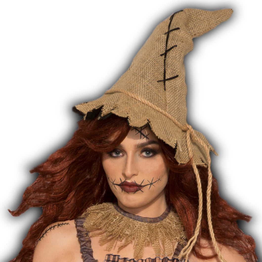 Scarecrow Hat Adult Costume Accessory One Size NEW Mens Womens