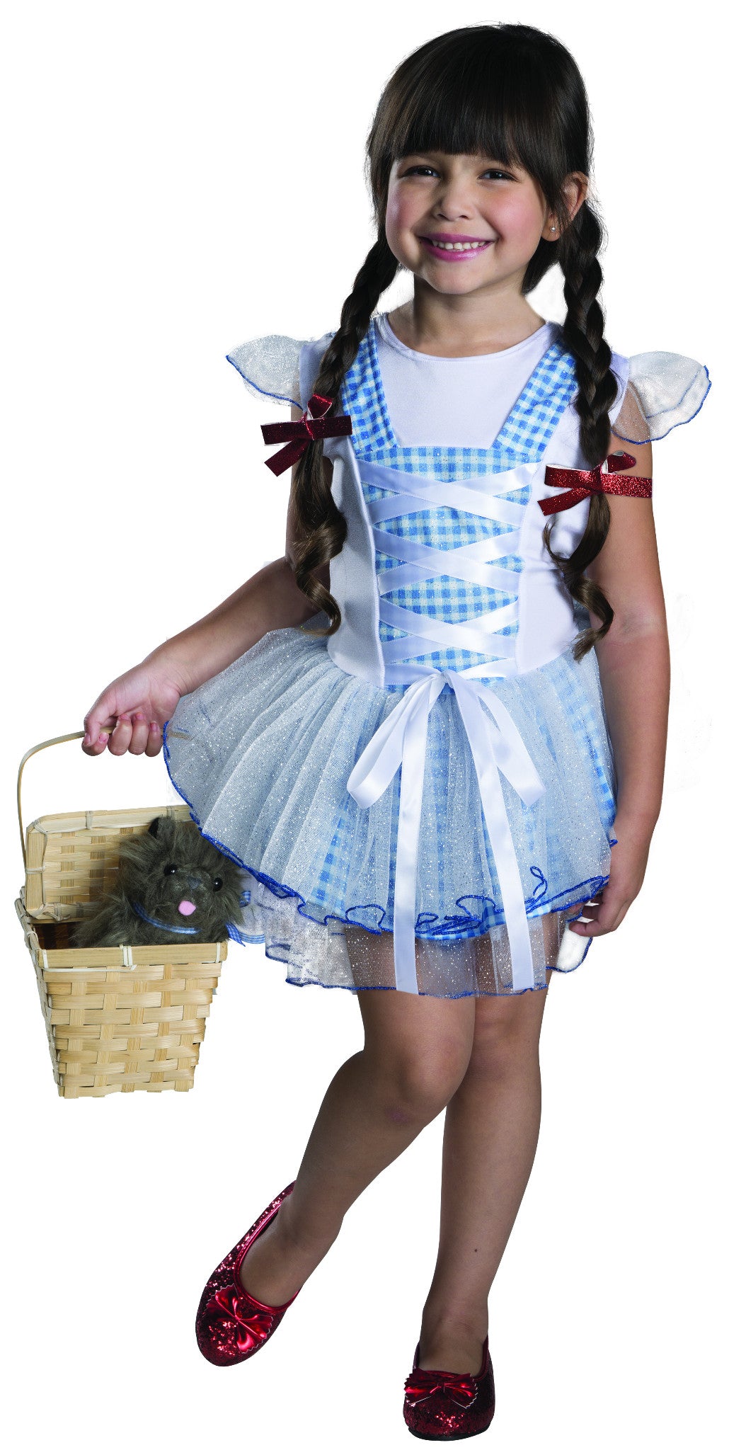 Dorothy Child Girls Costume Tutu Dress Size M Medium 8-10 NEW Wizard of Oz