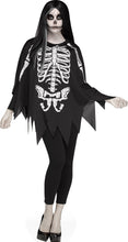 Load image into Gallery viewer, Skeleton Poncho Adult Womens Costume NEW One Size FW
