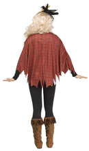 Load image into Gallery viewer, Scary Scarecrow Poncho Adult Womens Costume Accessory NEW One Size FW
