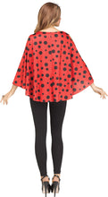 Load image into Gallery viewer, Ladybug Poncho Womens Adult Costume Accessory NEW
