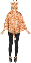 Load image into Gallery viewer, Giraffe Hooded Poncho Adult Womens Costume Accessory NEW One Size
