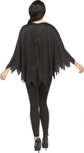 Load image into Gallery viewer, Gold Glitter Skeleton Poncho Womens Costume Accessory NEW
