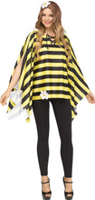 Load image into Gallery viewer, Bumblebee Bee Poncho Womens Adult Costume Accessory NEW
