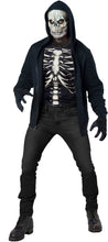 Load image into Gallery viewer, Skeleton Shirt and Mask Adult Mens Instant Costume NEW
