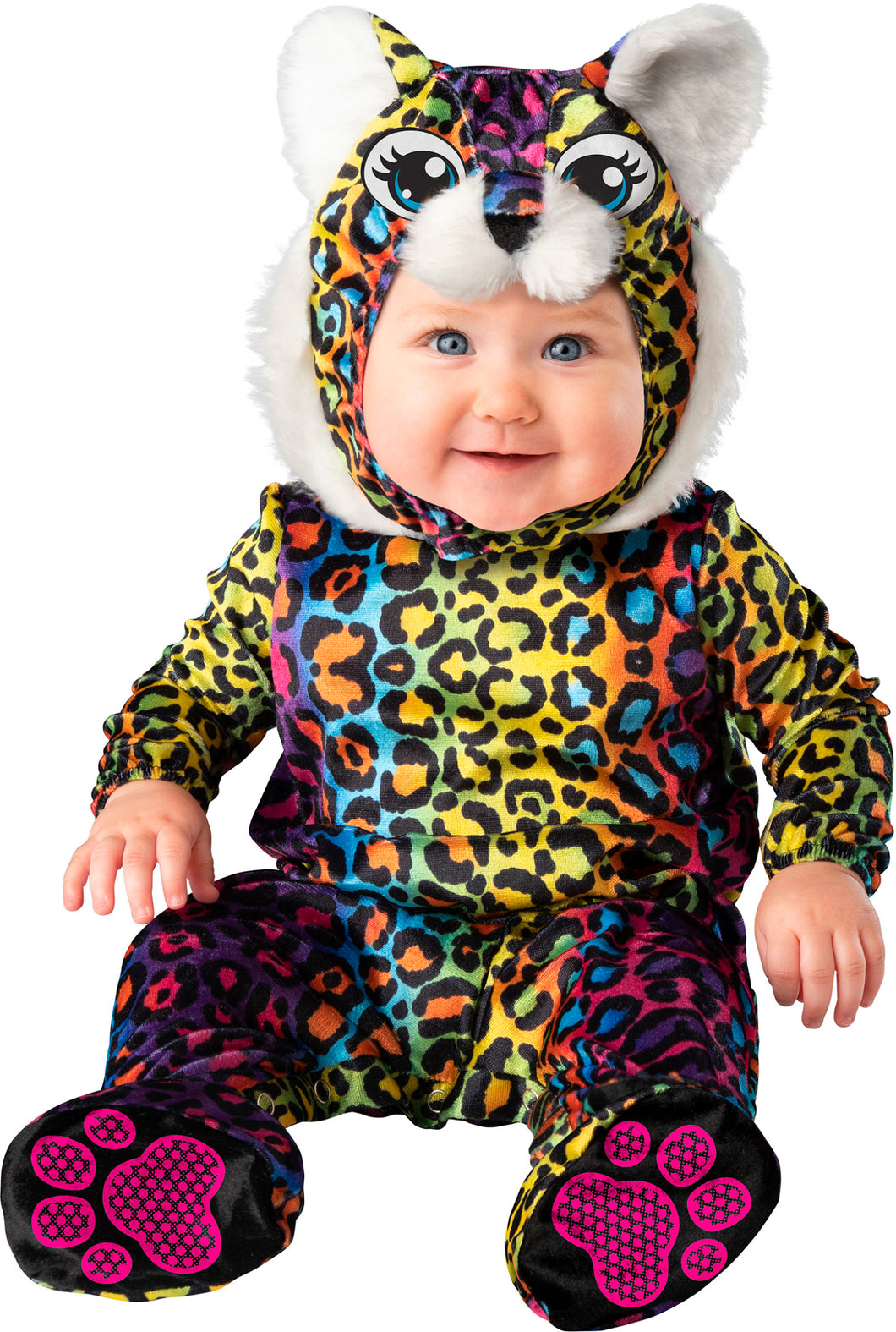 Neon Leopard Cub Baby Infant Child Costume NEW