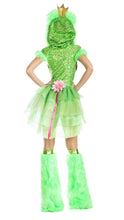 Load image into Gallery viewer, Kiss Me Frog Green Adult Womens Romper Costume NEW
