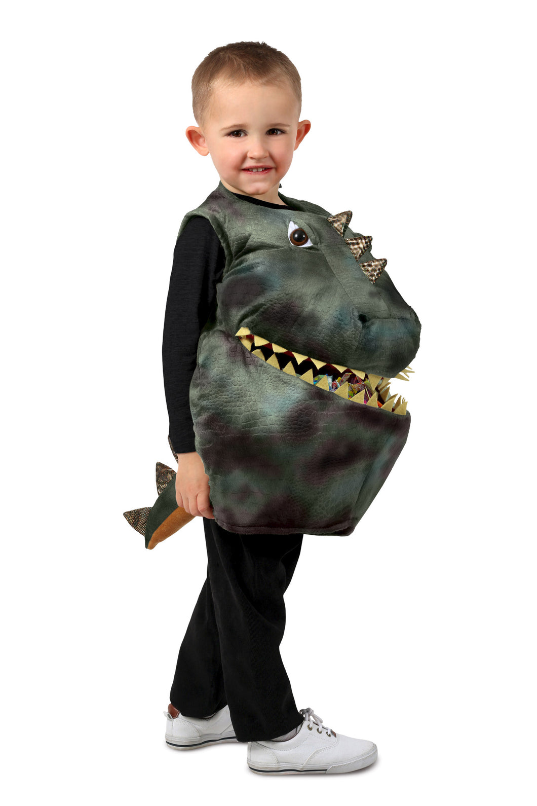 Feed Me Dino Dinosaur T Rex Candy Catcher Costume Child Girls Boys NEW